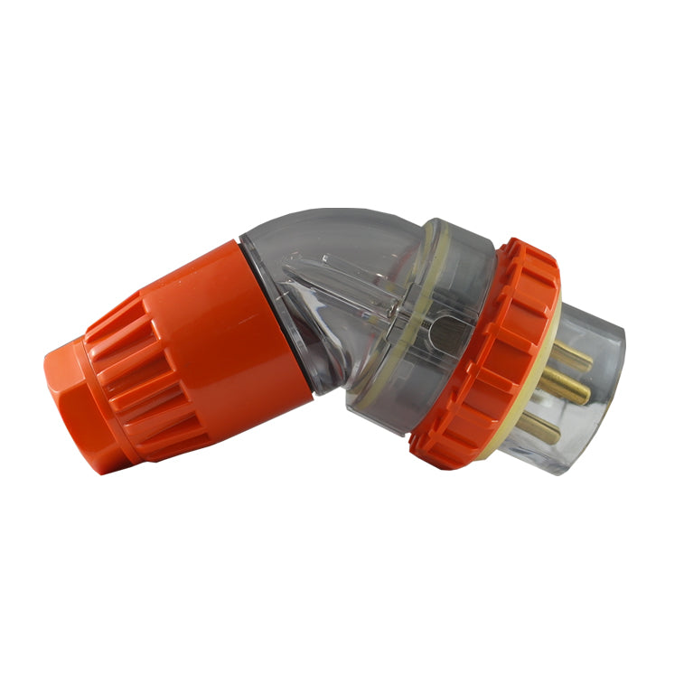 IP66 4 针弯角插头 – 500V 20A