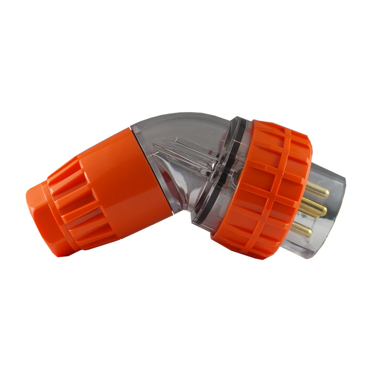IP66 5 针弯角插头 – 500V 20A