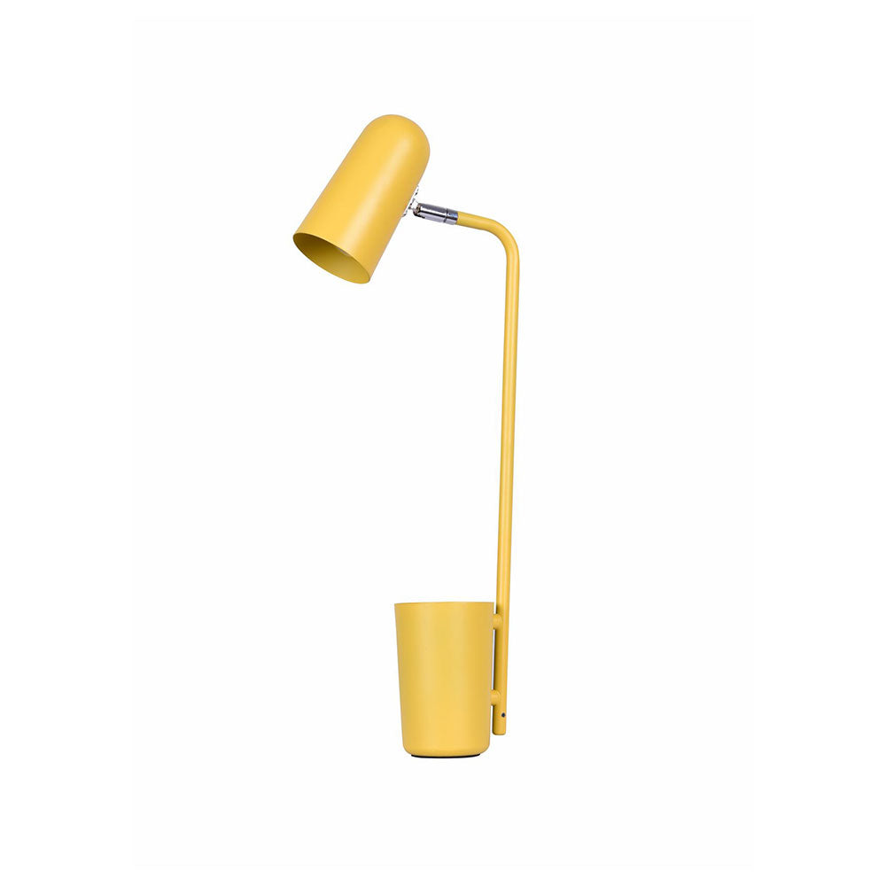 Gooseneck Modern Table Lamp Matt Yellow