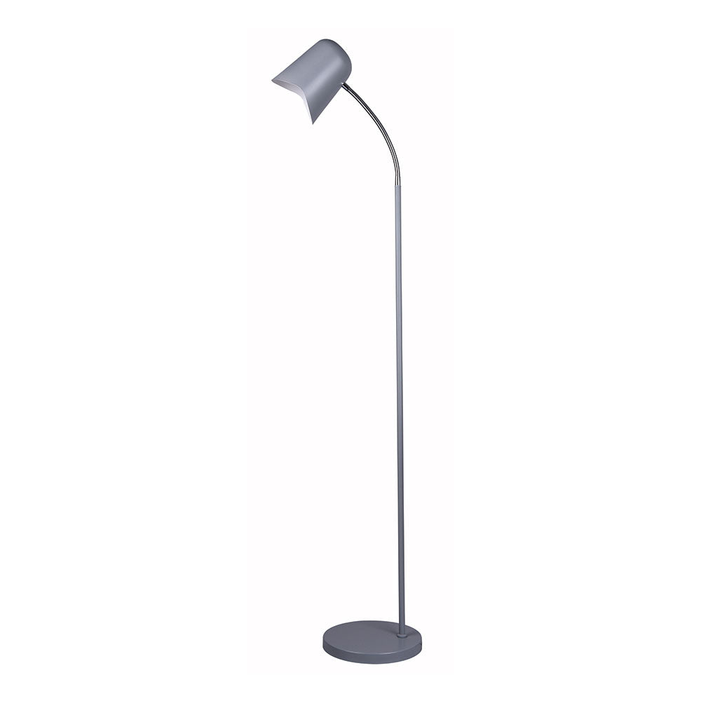 Gooseneck Modern Floor Lamp Matt Grey