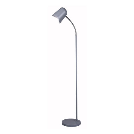 Gooseneck Modern Floor Lamp Matt Grey