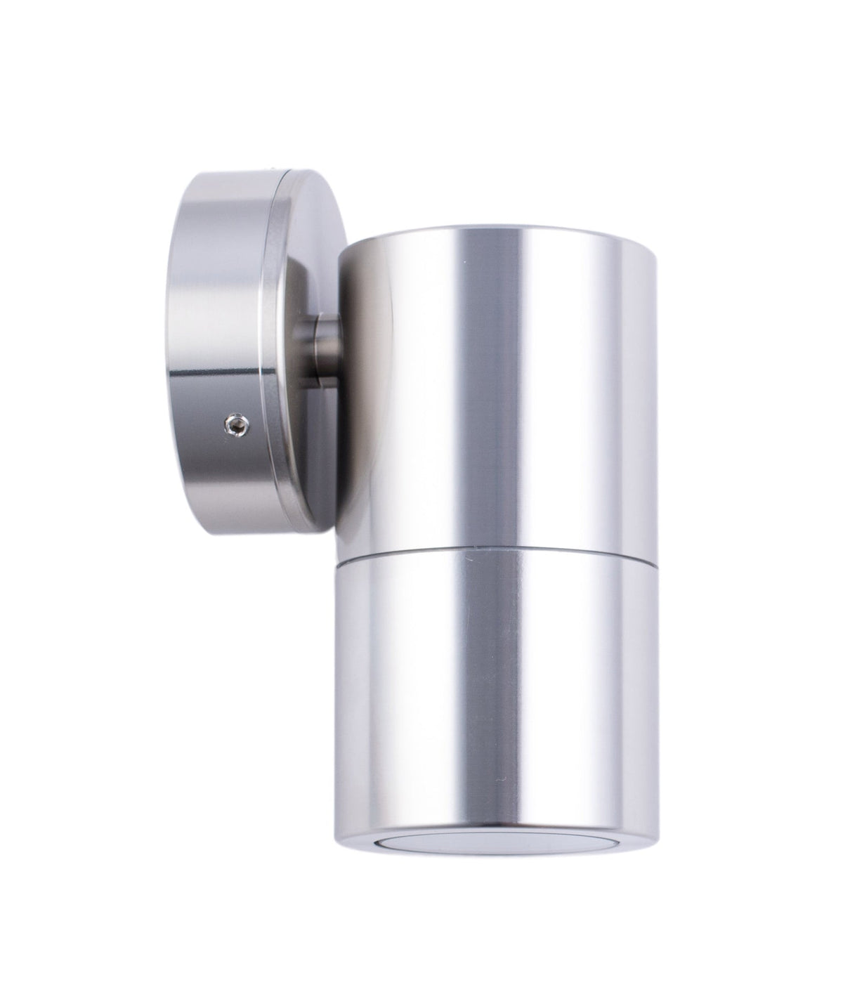 GU10 Exterior Wall Pillar Spot Light (Anodized Aluminium) IP65 - Single Fixed
