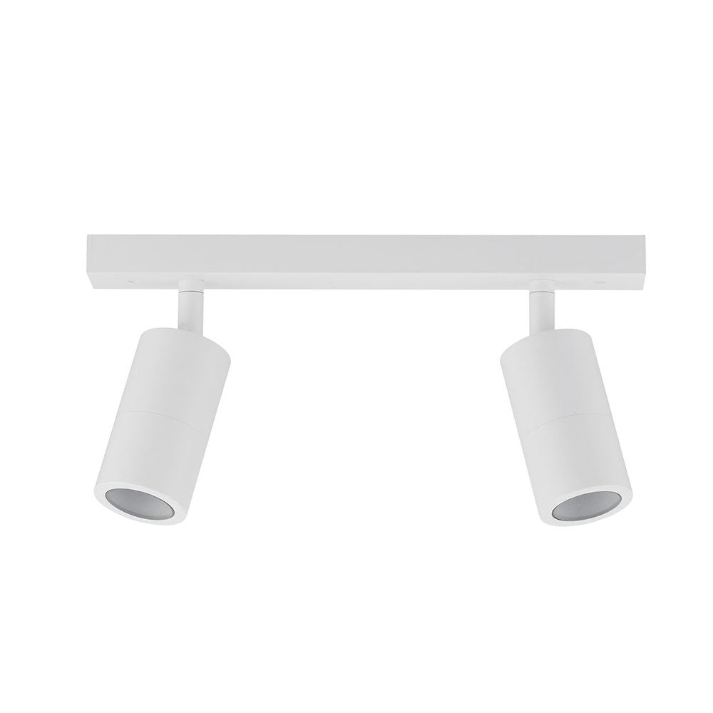 Poseidon 2 Light 240V GU10 Ceiling Spotlight Bar Light White