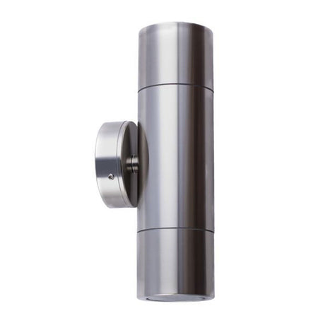 Poseidon 240V GU10 Up & Down Wall Pillar Light Titanium