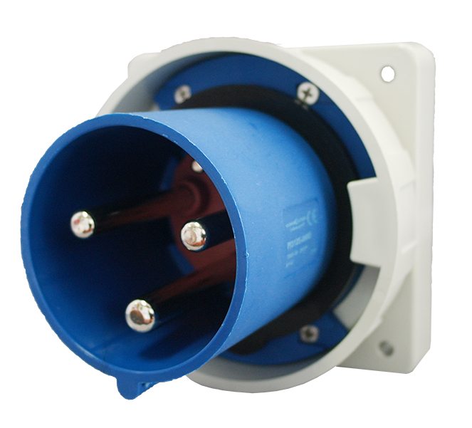 IP67 面板插座 3 针 – 240V 125A