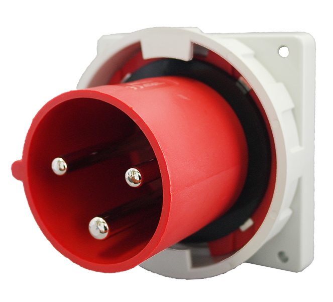 IP67 面板插座 3 针 – 400V 63A