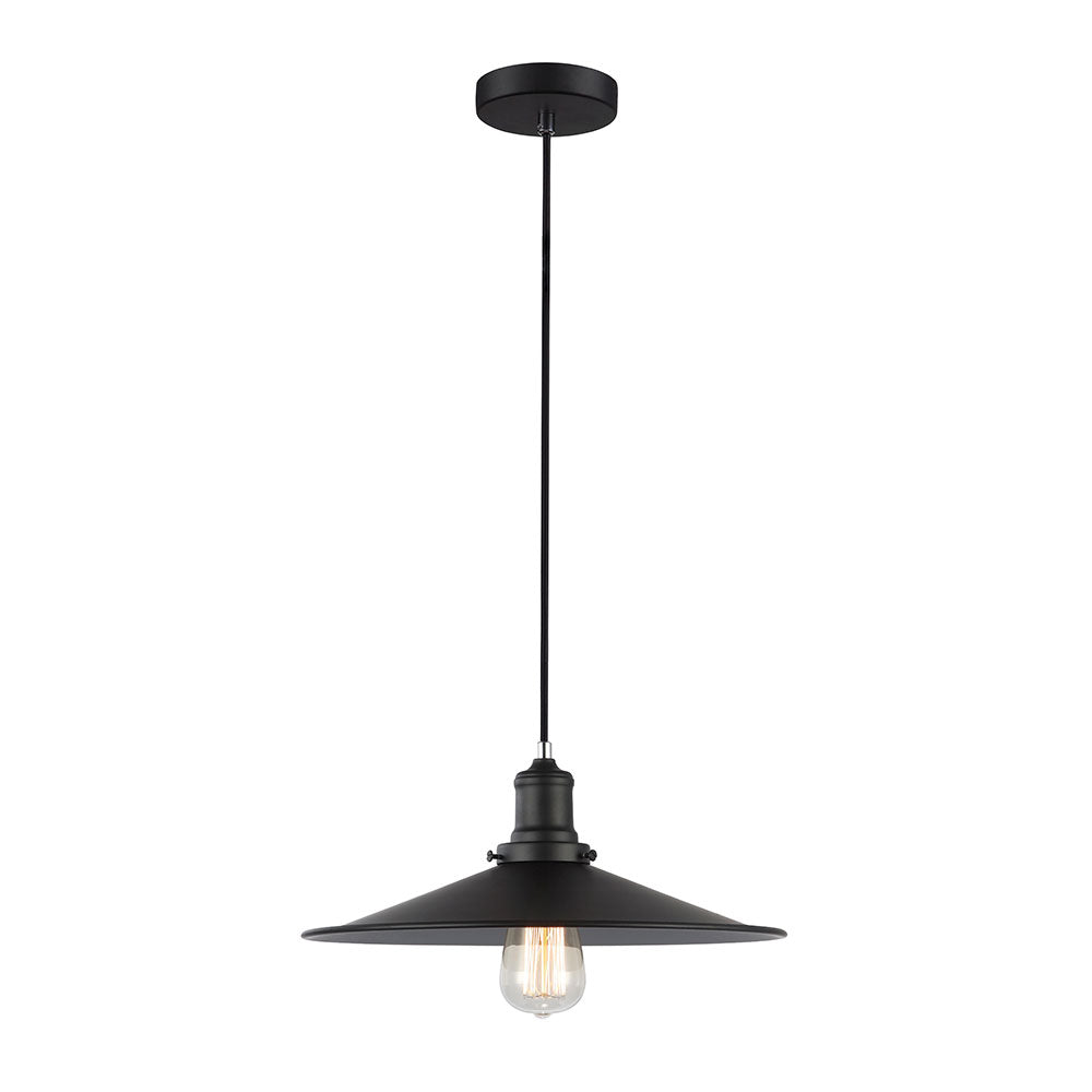 Industrial Large Metal Coolie Black