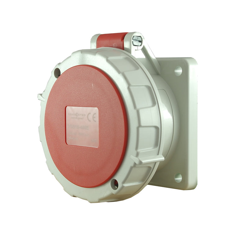 IP67 面板插座 5 针 – 400V 16A