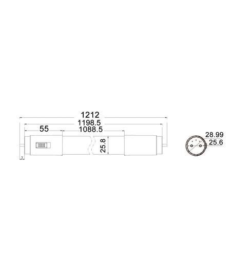 T8 LED Tri-CCT Tube (2FT, 4FT & 5FT) - 603mm (2ft / 9W)