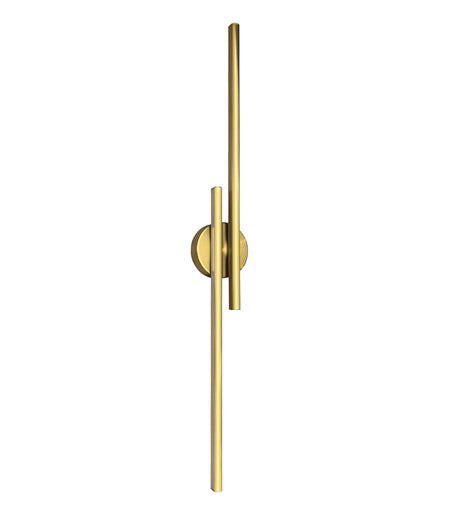 Racha Interior Linear LED Tri-CCT Wall Light - Brass