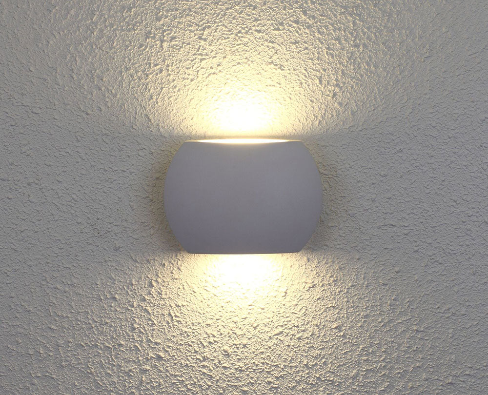 Remo 6.8W LED Up/Down Wall Light White Finish / Warm White