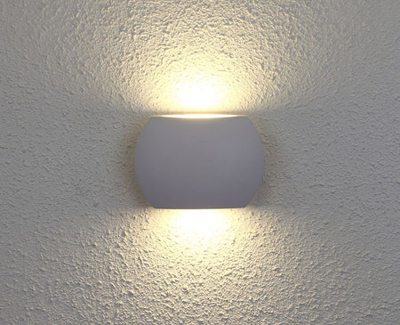 Remo 6.8W LED Up/Down Wall Light White Finish / Warm White