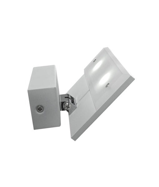 RIO City Series LED Interior Matte White Rectangular Up Light 90° Adjustable Wall Light