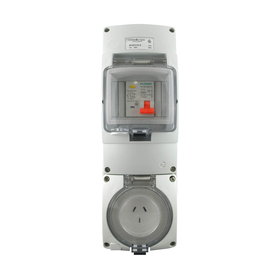 RCD 保护插座 3 针 15A 250V IP66