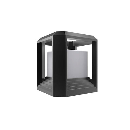 LED Pillar Mount Light Black