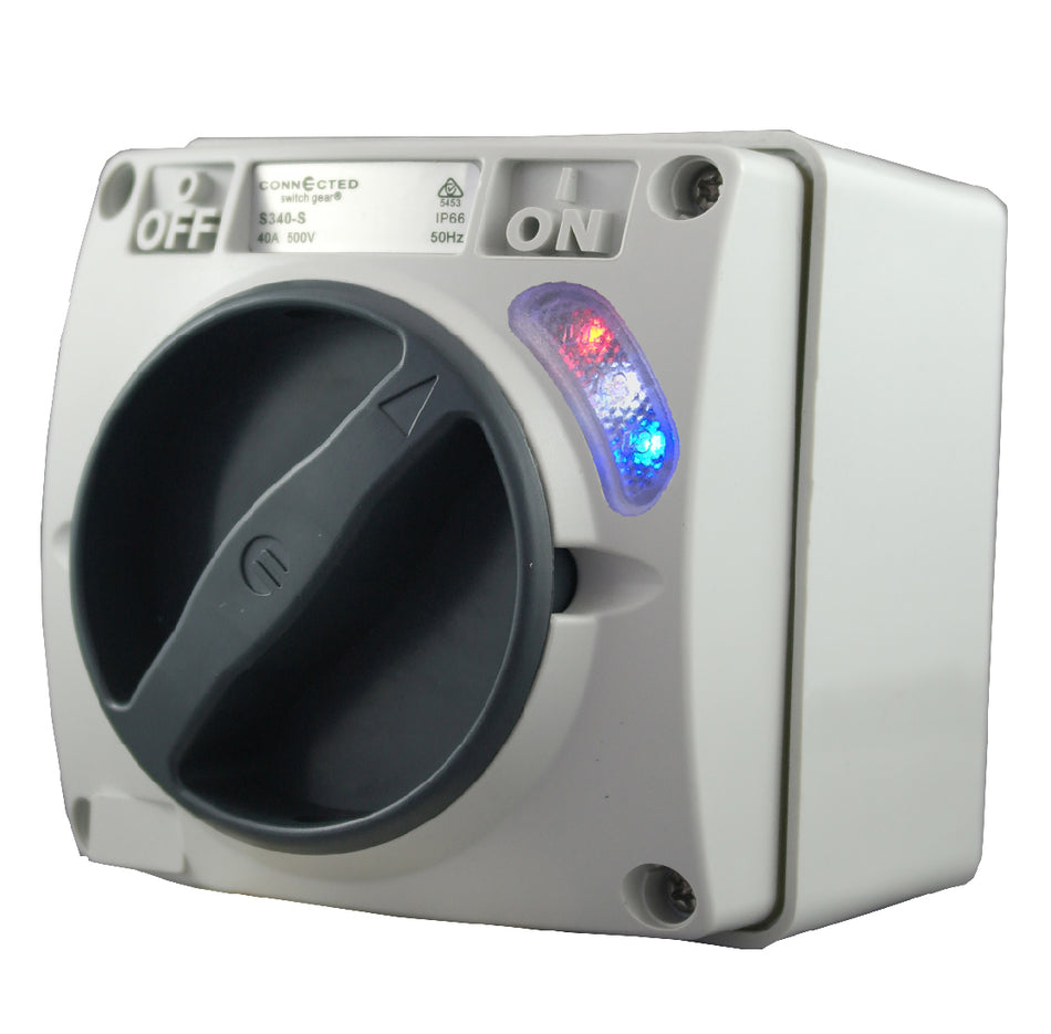 表面开关 2 极 250V 20A IP66