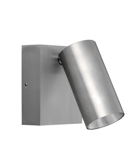 SEC Surface Mounted LED Tri-CCT Single Adjustable Wall/Pillar Light (Titanium) IP65