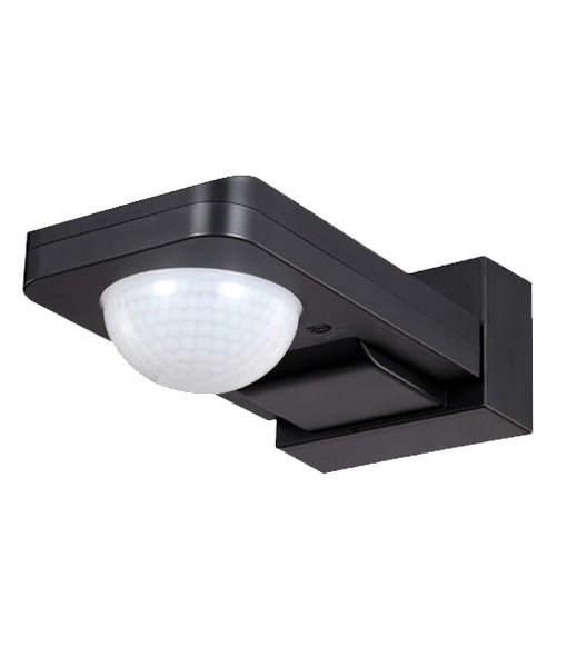 SENS009-010 Adjustable Infrared PIR Surface Mounted Sensor IP65 - Black