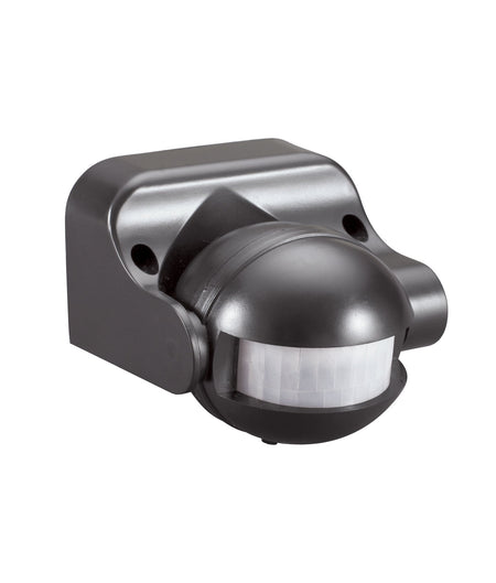 SENS012-013 Adjustable Infrared PIR Surface Mounted Sensor IP44 - Black