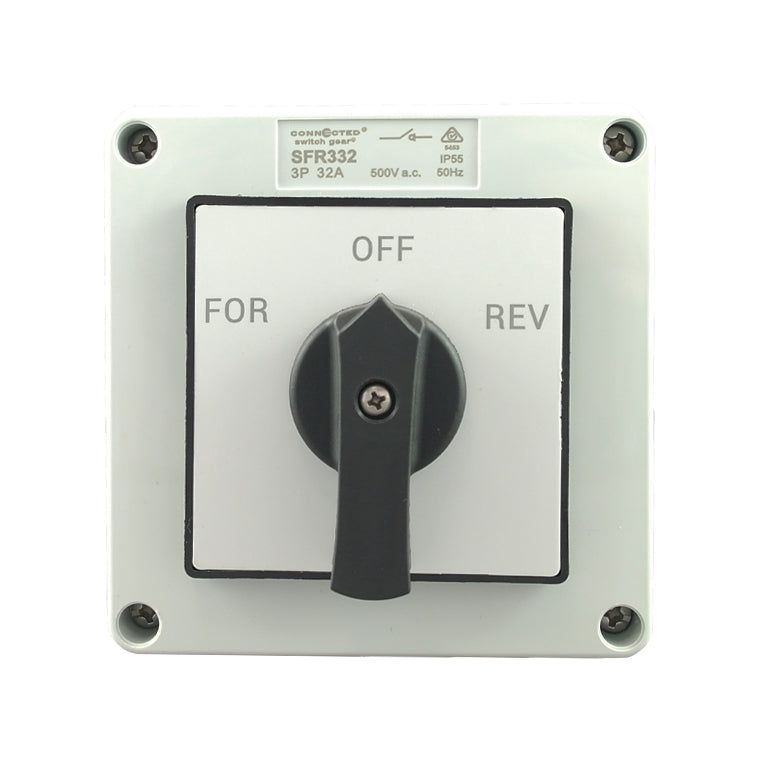 3 Phase Forward Reverse Switch 32A 500V AC