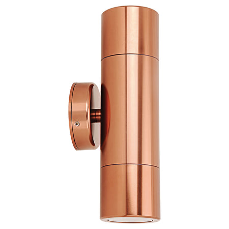 Shadow 12W 240V Dimmable LED Up/Down Wall Pillar Light Copper / Tri-Colour