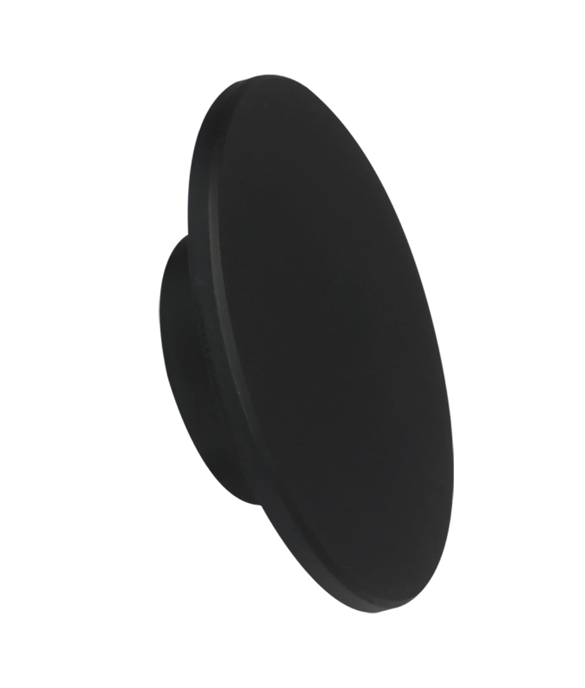 Shadowtri Exterior LED Tri-CCT Round Backlit Wall Light IP65 & IK08 (Diam: 180mm) - Black