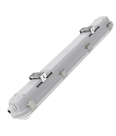 Shieldtri Exterior LED Waterproof Dual Power & Tri-CCT Batten IP65 IK08 - 18W / 36W
