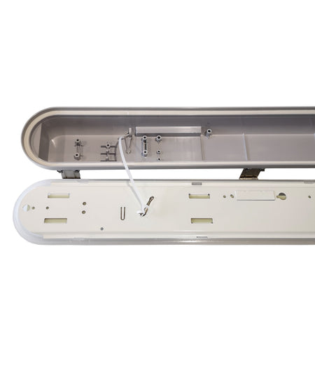 Shieldtri Exterior LED Waterproof Dual Power & Tri-CCT Batten IP65 IK08 - 18W / 36W