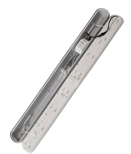 Shieldtri Exterior LED Waterproof Dual Power & Tri-CCT Batten IP65 IK08 - 18W / 36W