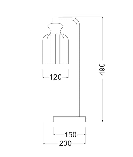 Sino Interior Ellipse Clear Glass Shade Marble Base Table Lamp - Brass Highlight & Clear Glass