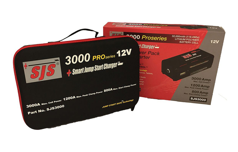SJS + Smart Jump Start Charger & Portable Power Supply PRO SERIES Generation 2