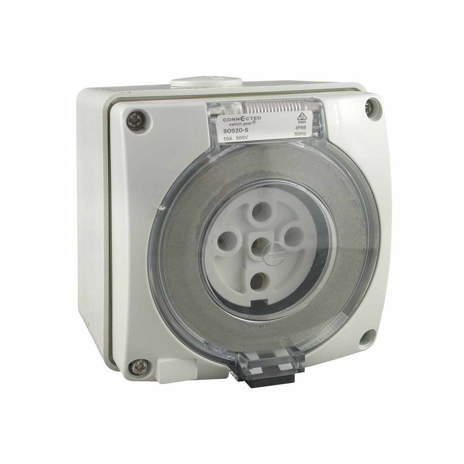 插座 5 针 10A 500V IP66