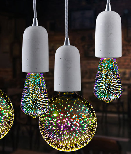 Spectra G125 LED Firework Effect Decorative Globe (4W) - ES (E27)