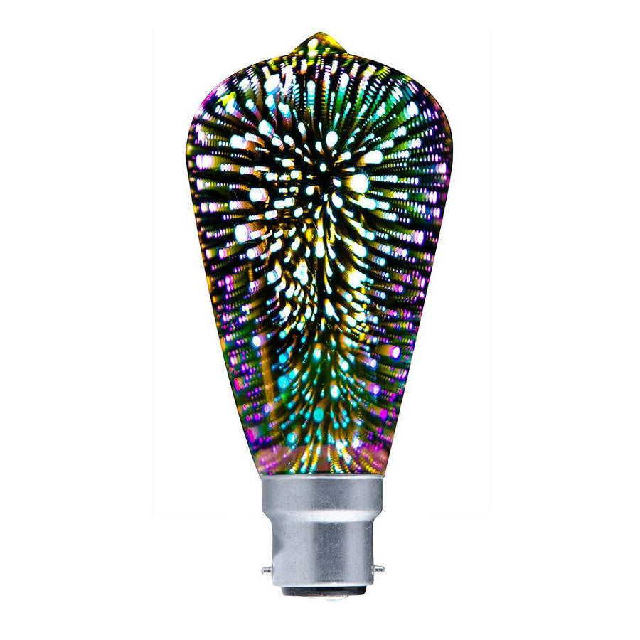 Spectra Series 4W LED B22 Firework Effect ST57 Decorative Globe
