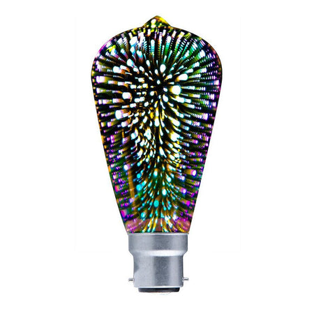 Spectra Series 4W LED B22 Firework Effect ST57 Decorative Globe