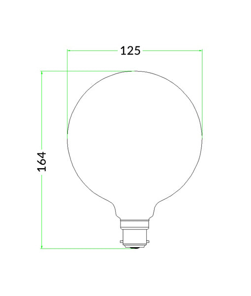Spectra G125 LED Firework Effect Decorative Globe (4W) - ES (E27)