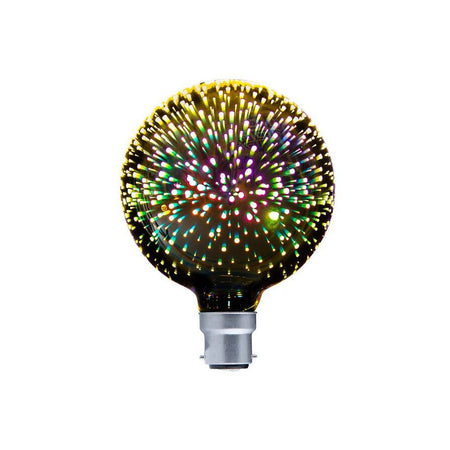 Spectra Series 4W LED B22 Firework Effect G125 Decorative Globe