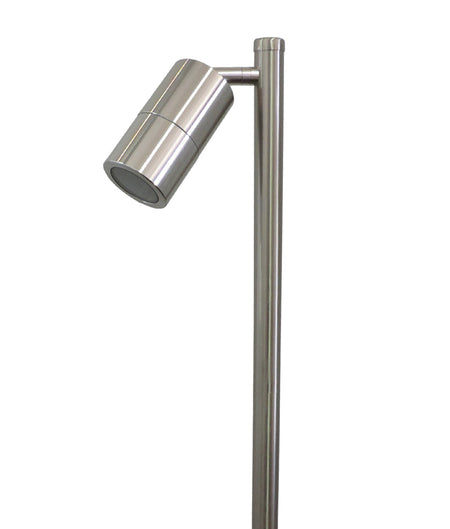 MR16 Garden Spike Light Single Adjustable IP65 - Stainless Steel 316 Grade