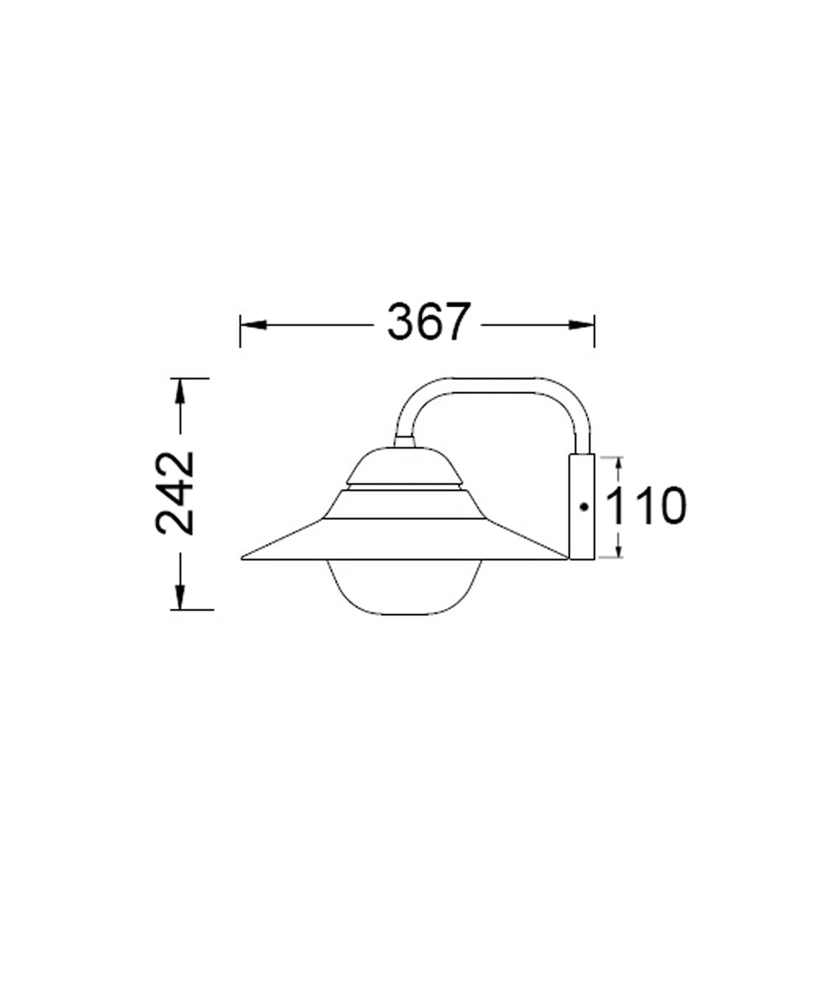 SPY Exterior Matte Black and Matte White with Frosted Diffuser Wall Light IP44 - Matte Black