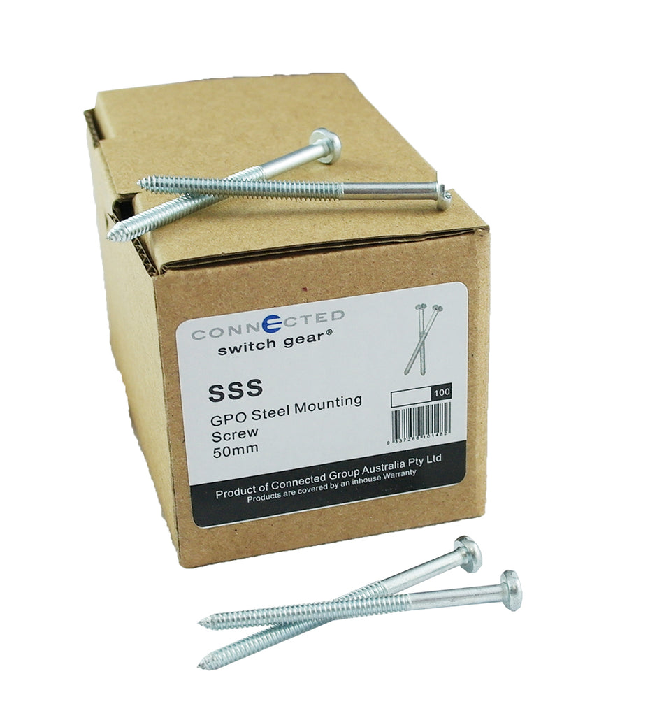 GPO Steel Mounting Screw 50mm