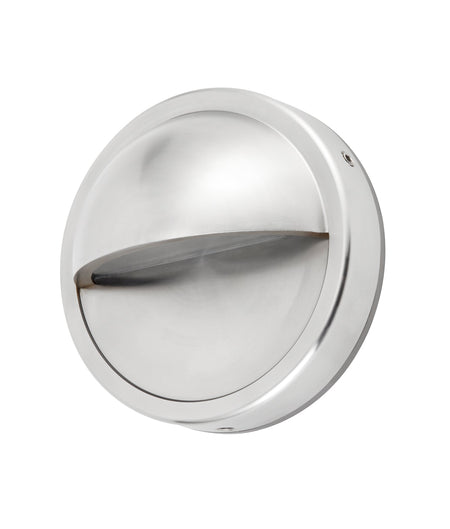 STE Exterior LED 12V Surface Mounted Stainless steel Eyelid Step / Wall Light IP54 - Anodized 316 SS