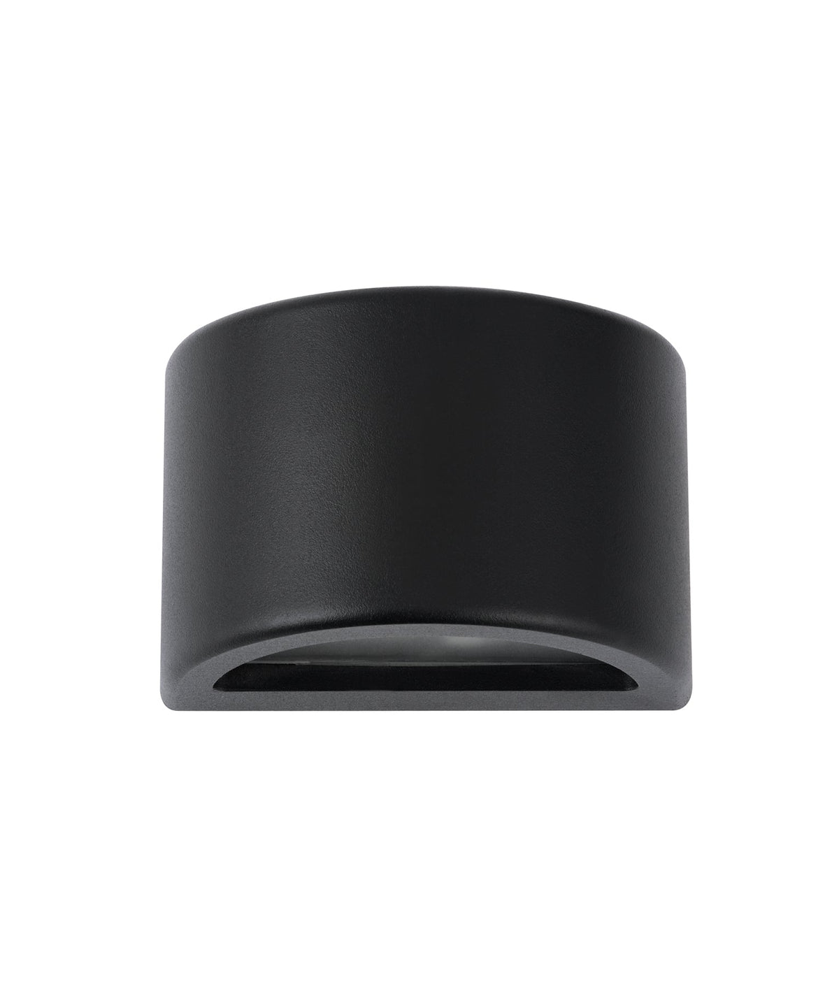 STE Exterior 12V Matte Black Curved Surface Mounted Step / Wall Light IP65 - Curved