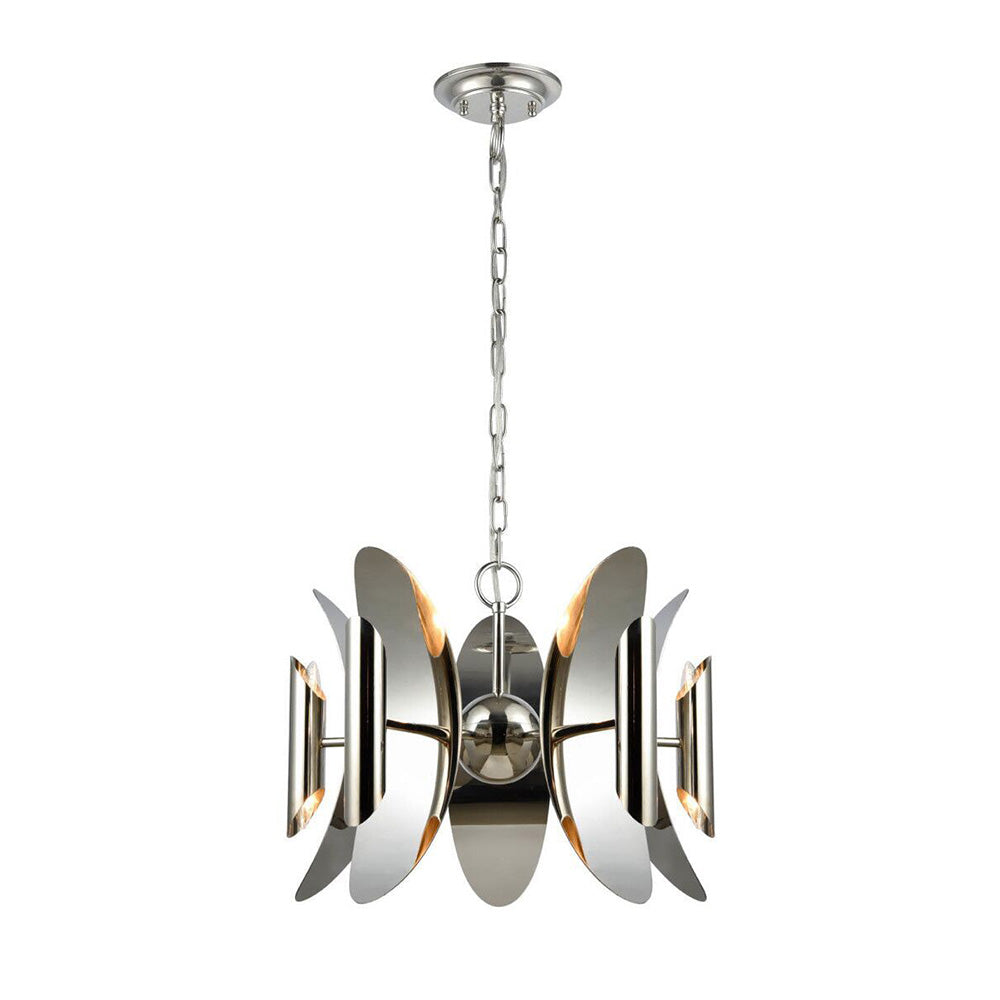 Interior 10 Light Pendant Polished Nickel
