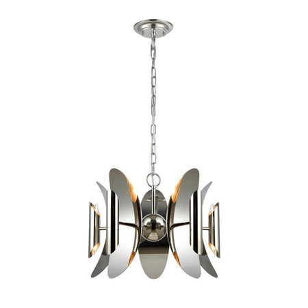 Interior 10 Light Pendant Polished Nickel