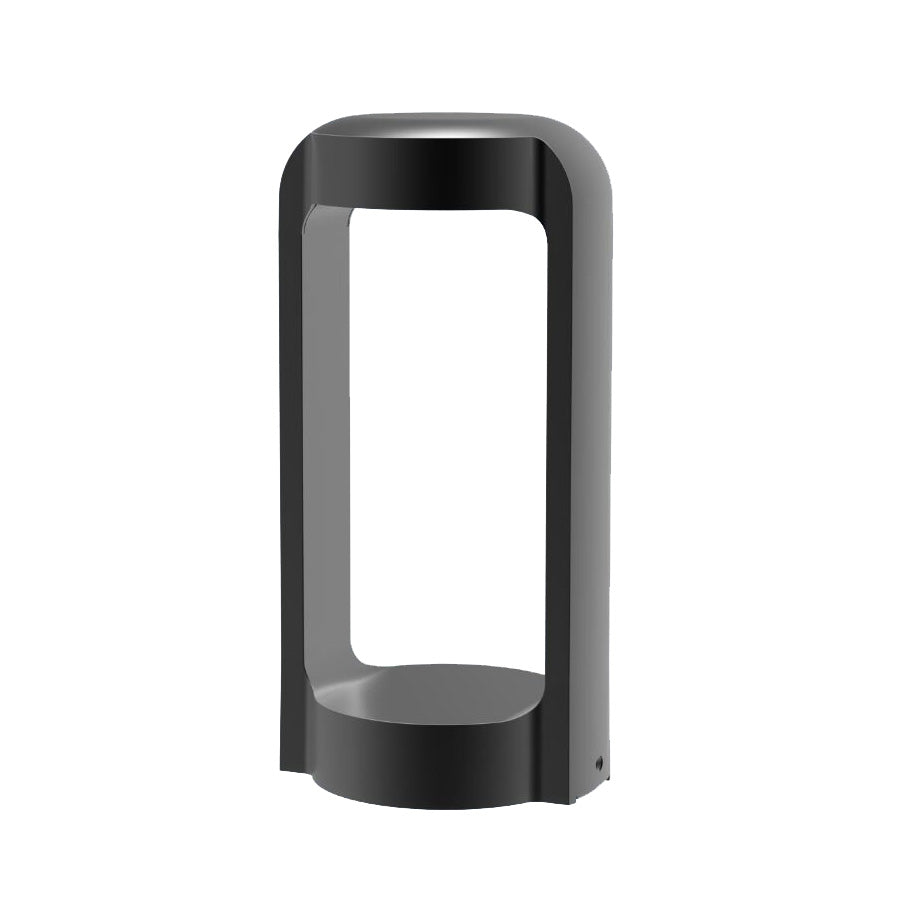 Exterior 13W LED Small Bollard Light Dark Grey / Warm White