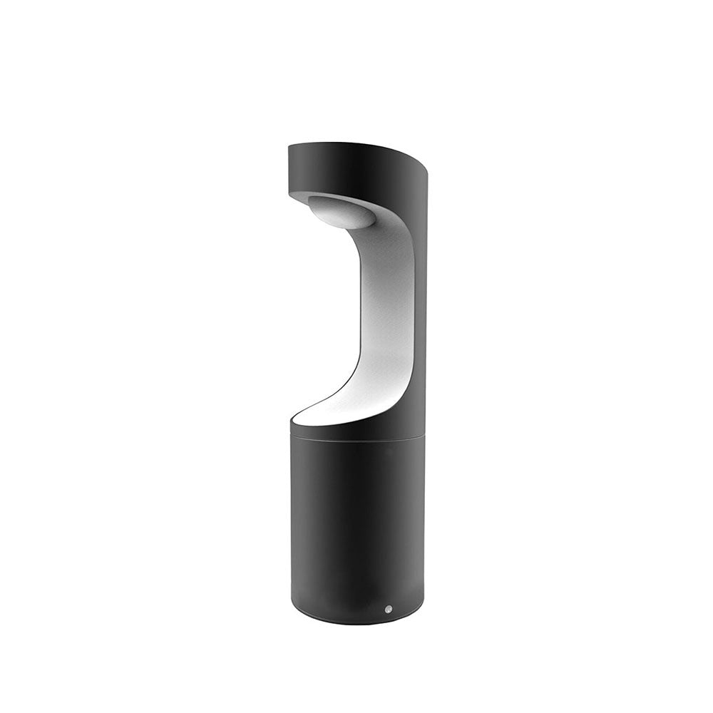 LED 9W 300mm Bollard Black