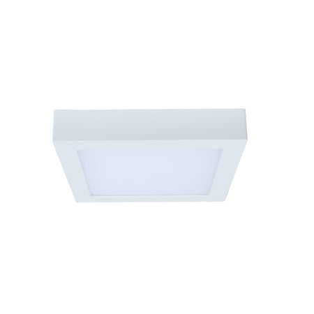 Square 6W LED Dimmable Oyster Matt White / Warm White