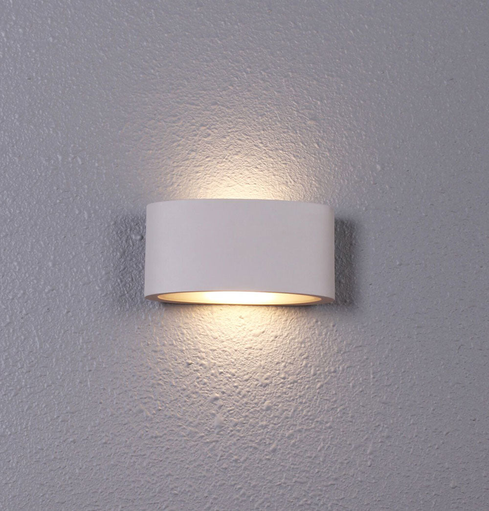 Tama 6.8W LED Up/Down Wall Light White Finish / Warm White