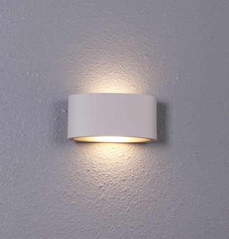 Tama 6.8W LED Up/Down Wall Light White Finish / Warm White