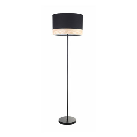 Large Round Floor Lamp Black